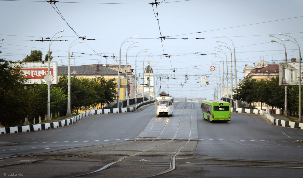 Tver — Streetcar lines: New Volzhsky Bridge