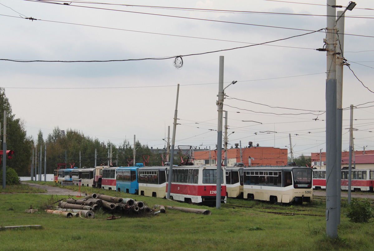 Jaroslavl, 71-619KT № (5282); Jaroslavl — New trams; Jaroslavl — Tram depot # 4