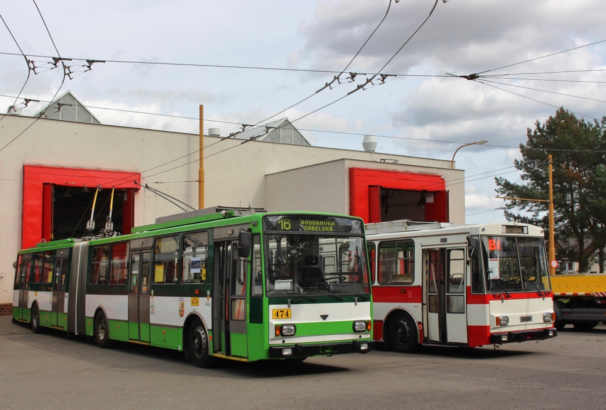 Igława, Škoda 15Tr13/6M Nr 474; Igława — Anniversary: 70 years of trolleybuses in Jihlava (22.09.2018)