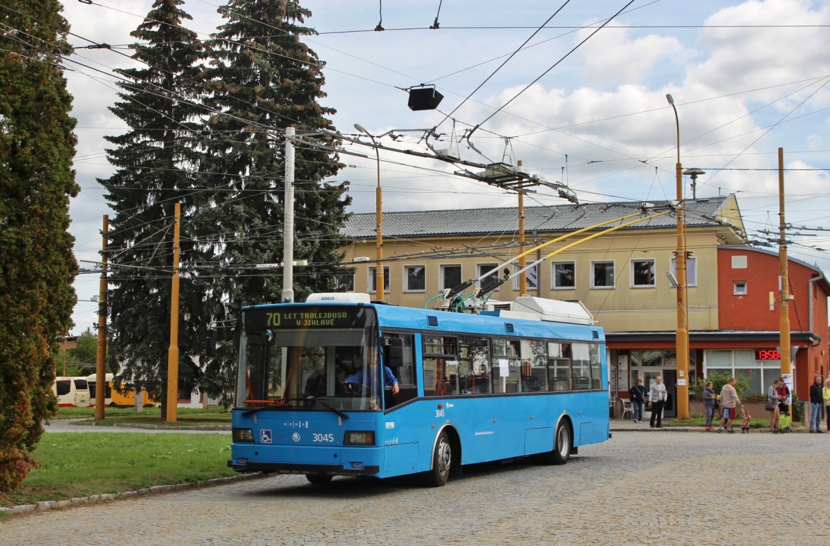 Брно, Škoda 21Tr № 3045; Йиглава — Юбилей: 70 лет троллейбусу в Йиглаве (22.09.2018)