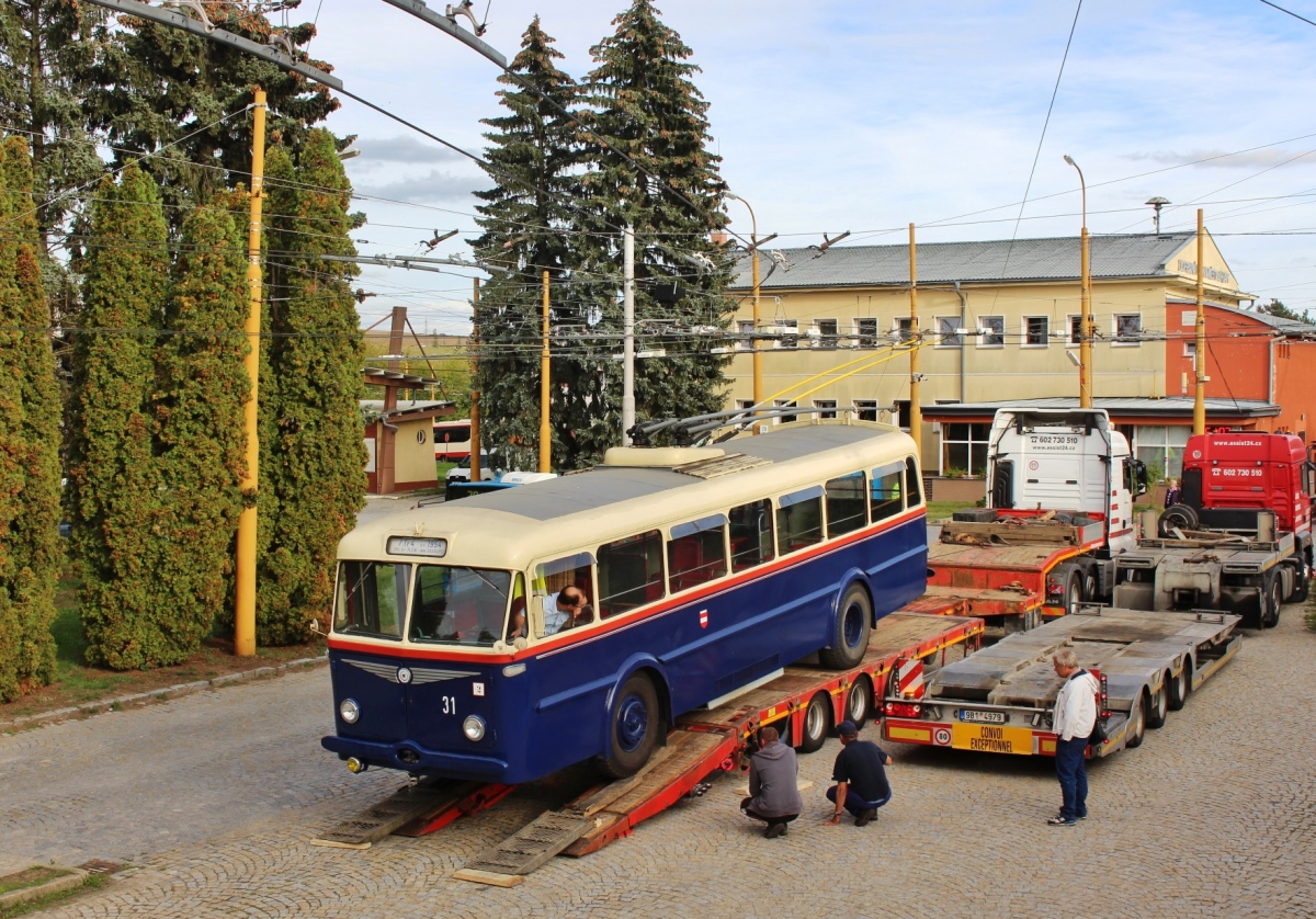 Brno, Škoda 7Tr4 — 31; Jihlava — Anniversary: 70 years of trolleybuses in Jihlava (22.09.2018)