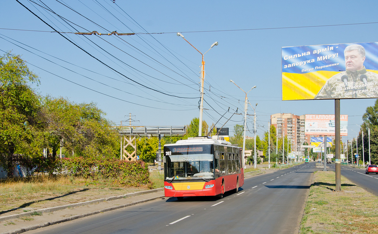 Sloviansk, LAZ E183A1 N°. 202