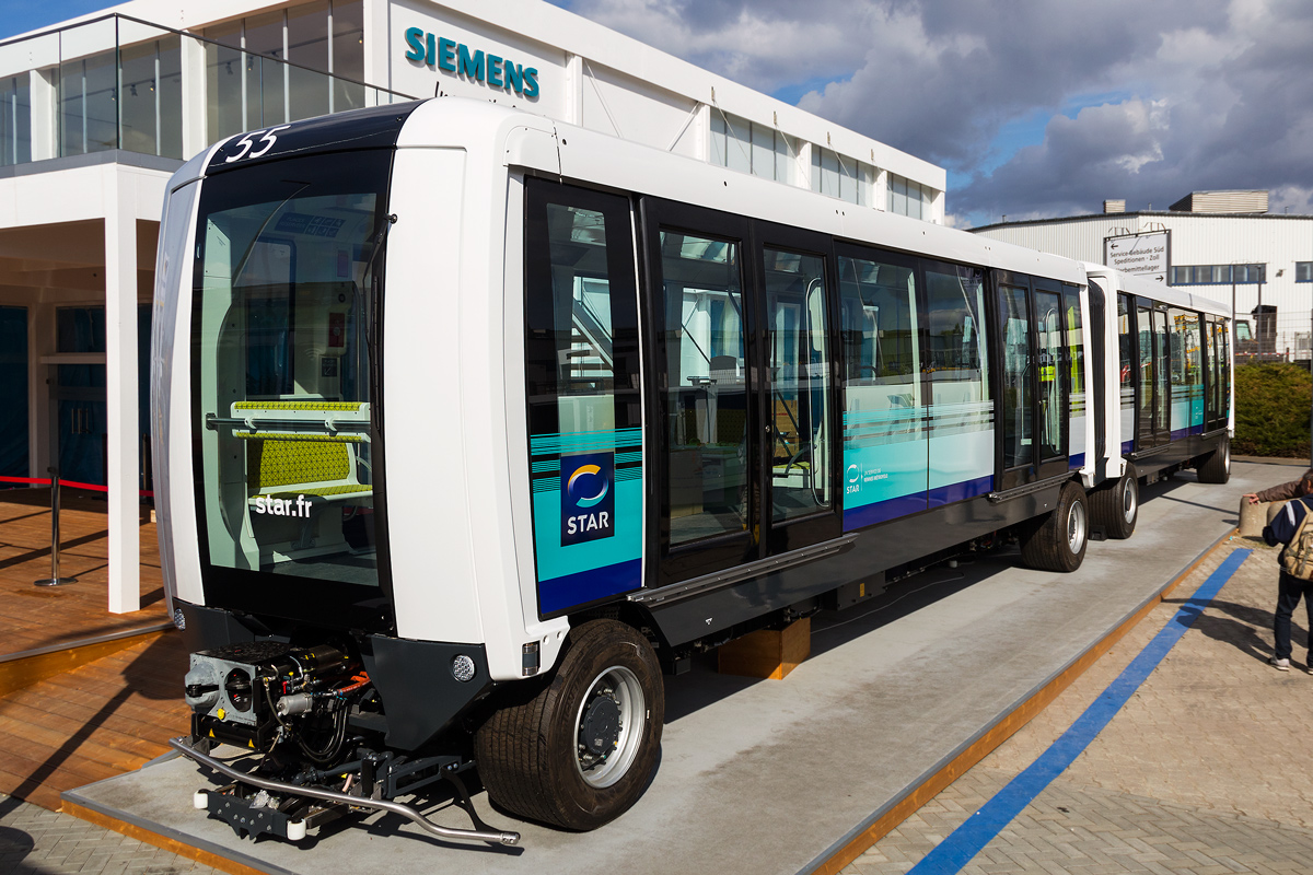 Ренн, Siemens CityVAL № 55; Берлин — InnoTrans 2018