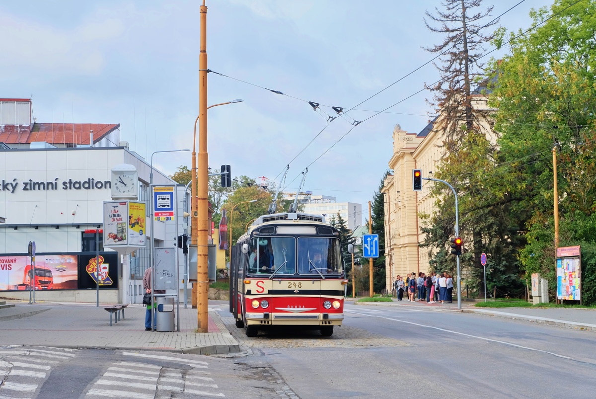 Brno, Škoda T11/0 č. 248; Jihlava — Oslavy 70 let trolejbusů v Jihlavě (22.9.2018)