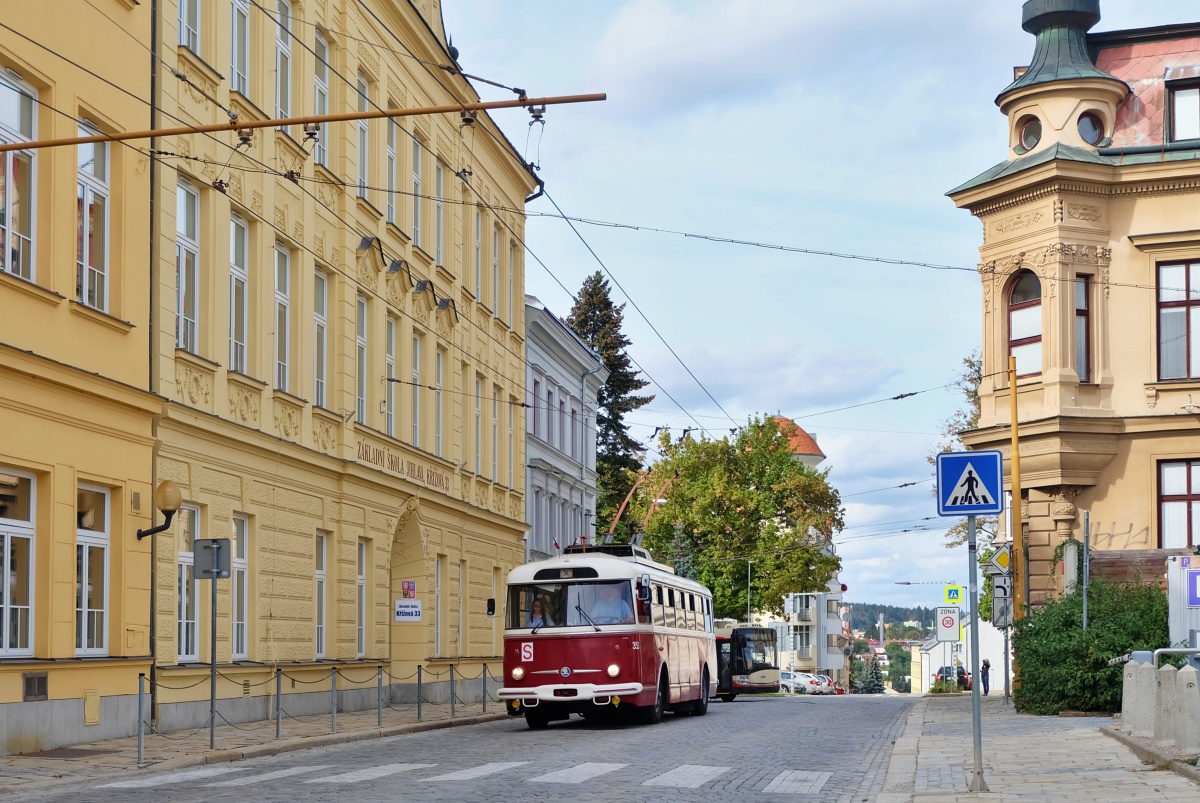 Pardubice, Škoda 9TrHT26 # 353; Jihlava — Anniversary: 70 years of trolleybuses in Jihlava (22.09.2018)