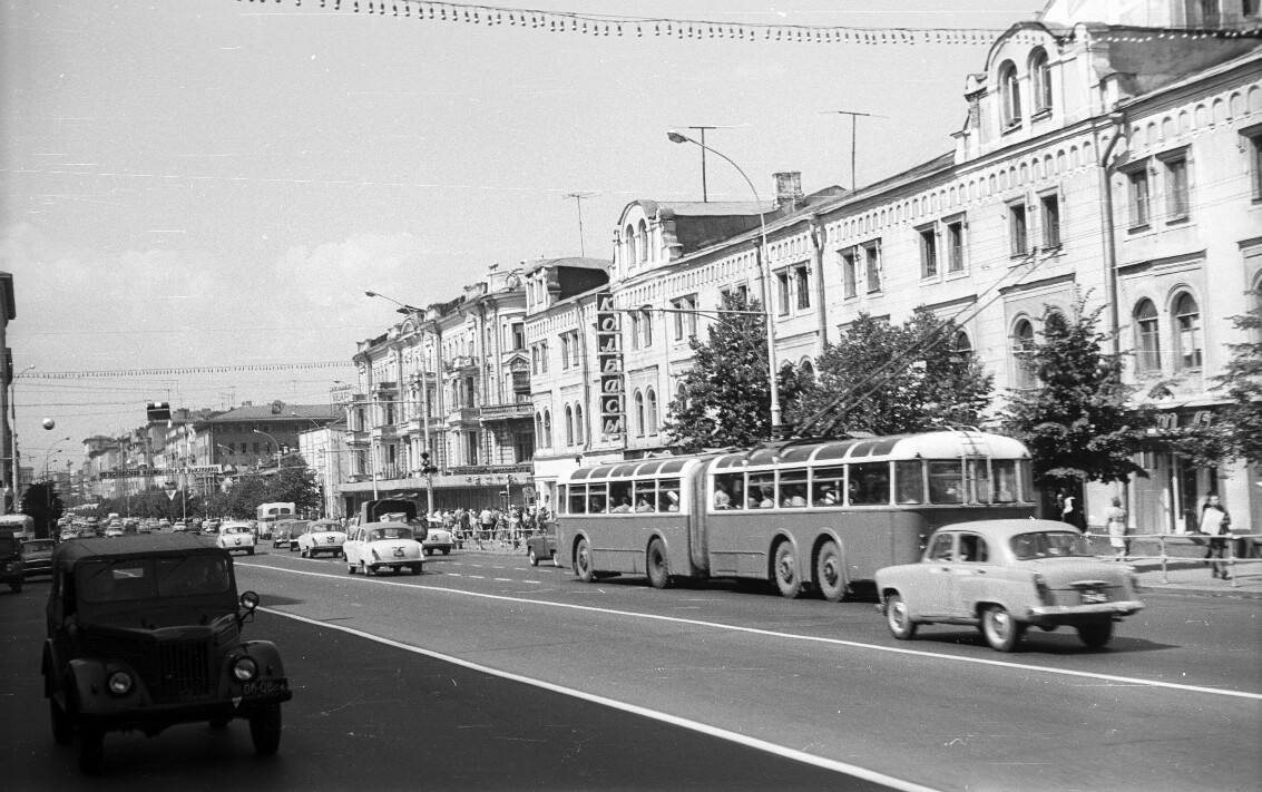 Москва — Исторические фотографии — Трамвай и Троллейбус (1946-1991)