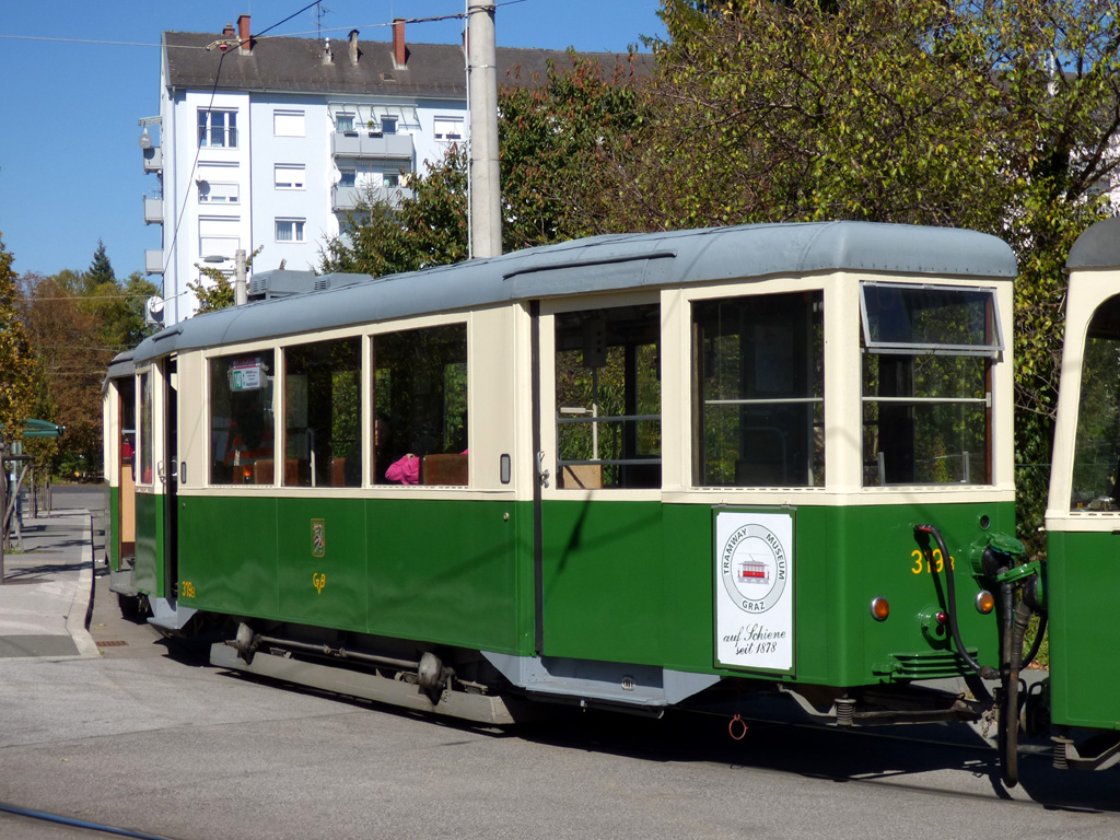Грац, Двухосный прицепной SGP № 319B; Грац — 140 лет трамвая в Граце