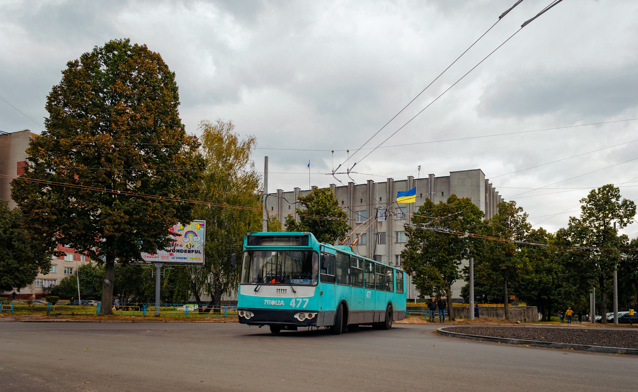 Chernihiv, ZiU-682G-016 (018) № 477; Chernihiv — Trolleybus lines