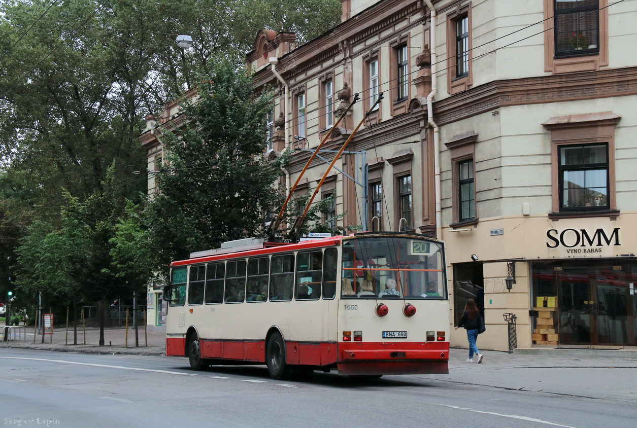 Вильнюс, Škoda 14Tr17/6M № 1660