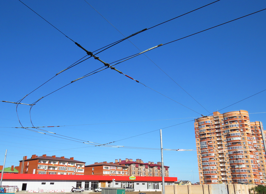 Краснодар — Контактная сеть; Краснодар — Строительство троллейбусных линий
