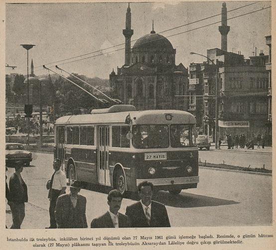 Стамбул, Fiat/Ansaldo № 3; Стамбул — Исторические фотографии — Троллейбус (1961-1984)