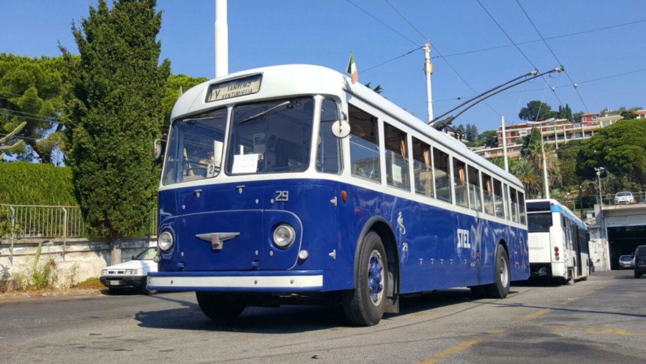 Сан-Ремо, Fiat 2411/TIBB № 29; Сан-Ремо — 75-летие троллейбуса 17.06.2017