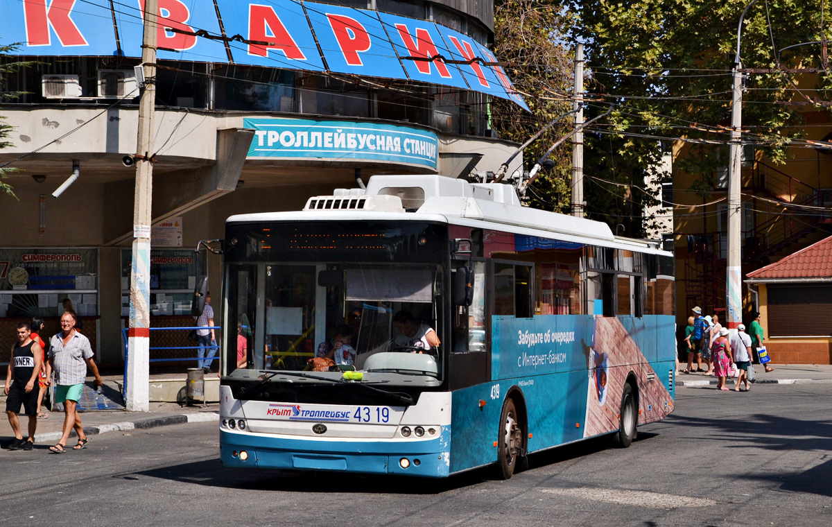 Crimean trolleybus, Bogdan T70110 # 4319