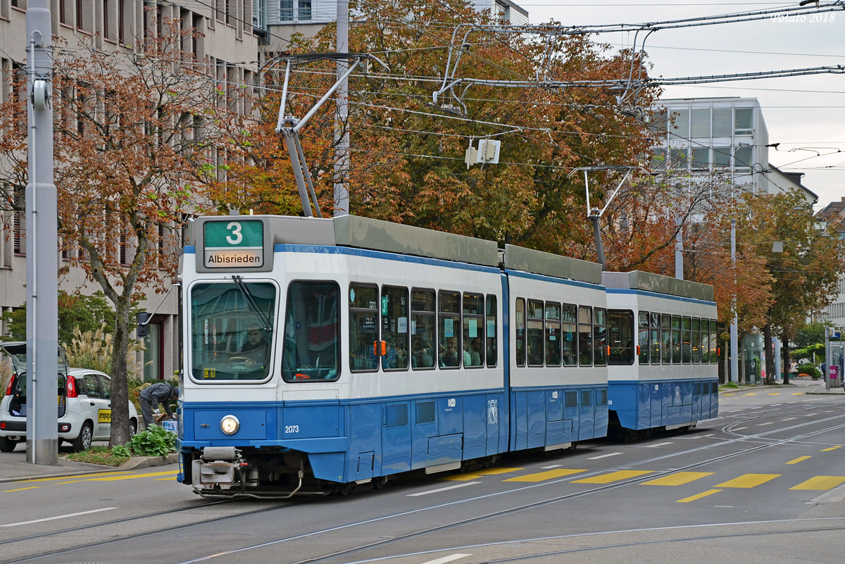 Цюрих, SWP/SIG/BBC Be 4/6 "Tram 2000" № 2073