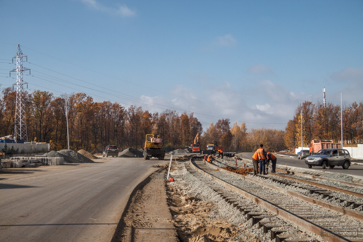 Kazaň — Construction of tram line "SunCity — Boriskovo"