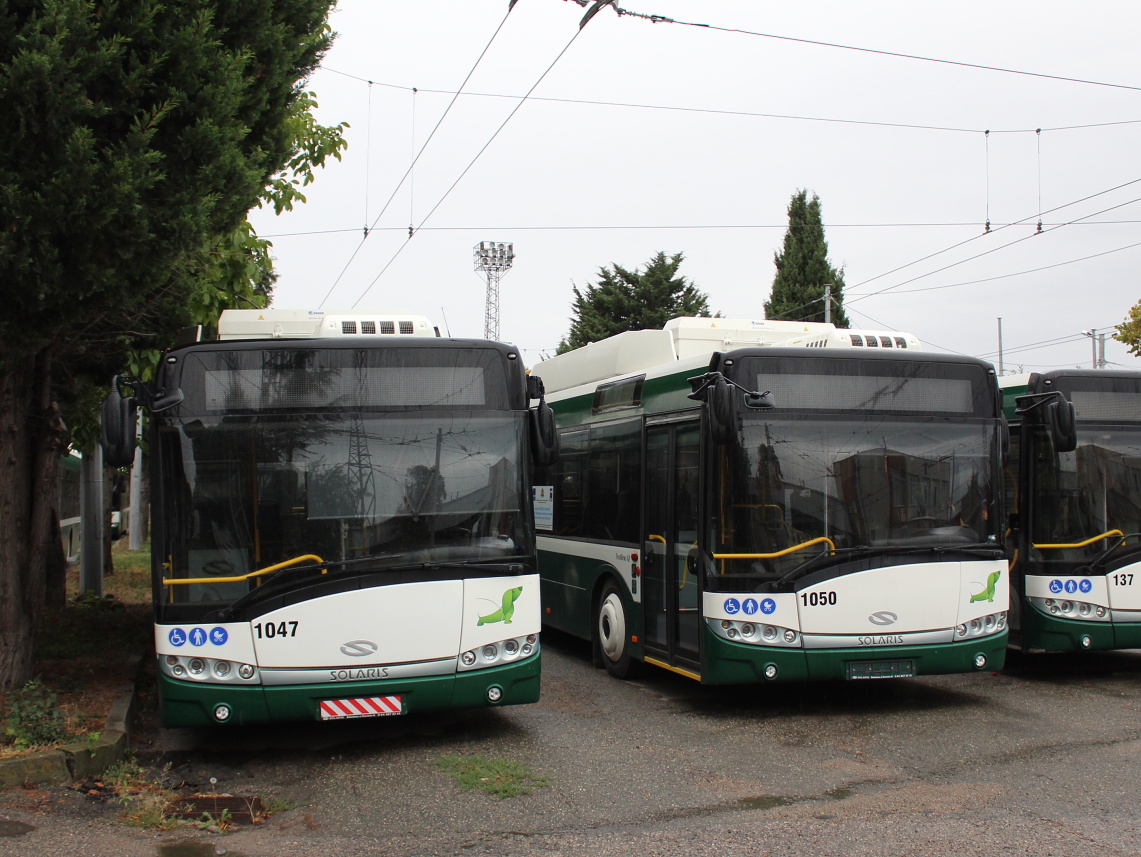 Stara Zagora, Solaris Trollino III 12 Škoda # 1047; Stara Zagora, Solaris Trollino III 12 Škoda # 1050