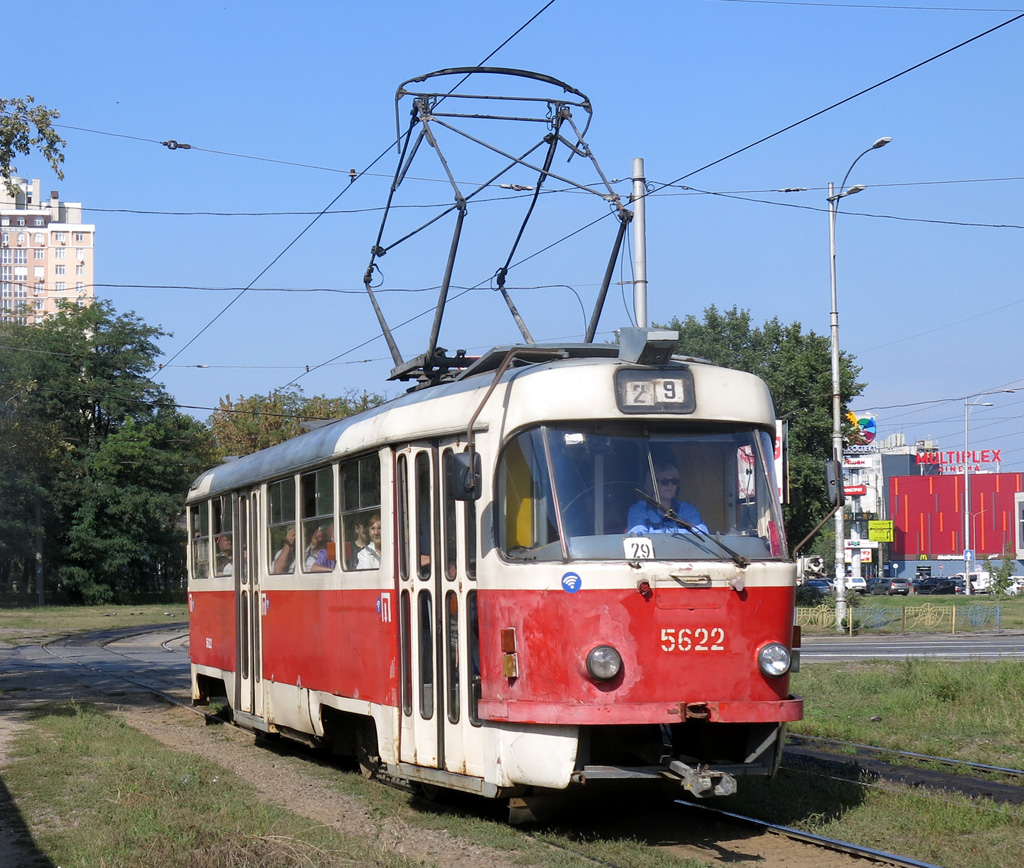 Киев, Tatra T3SU № 5622