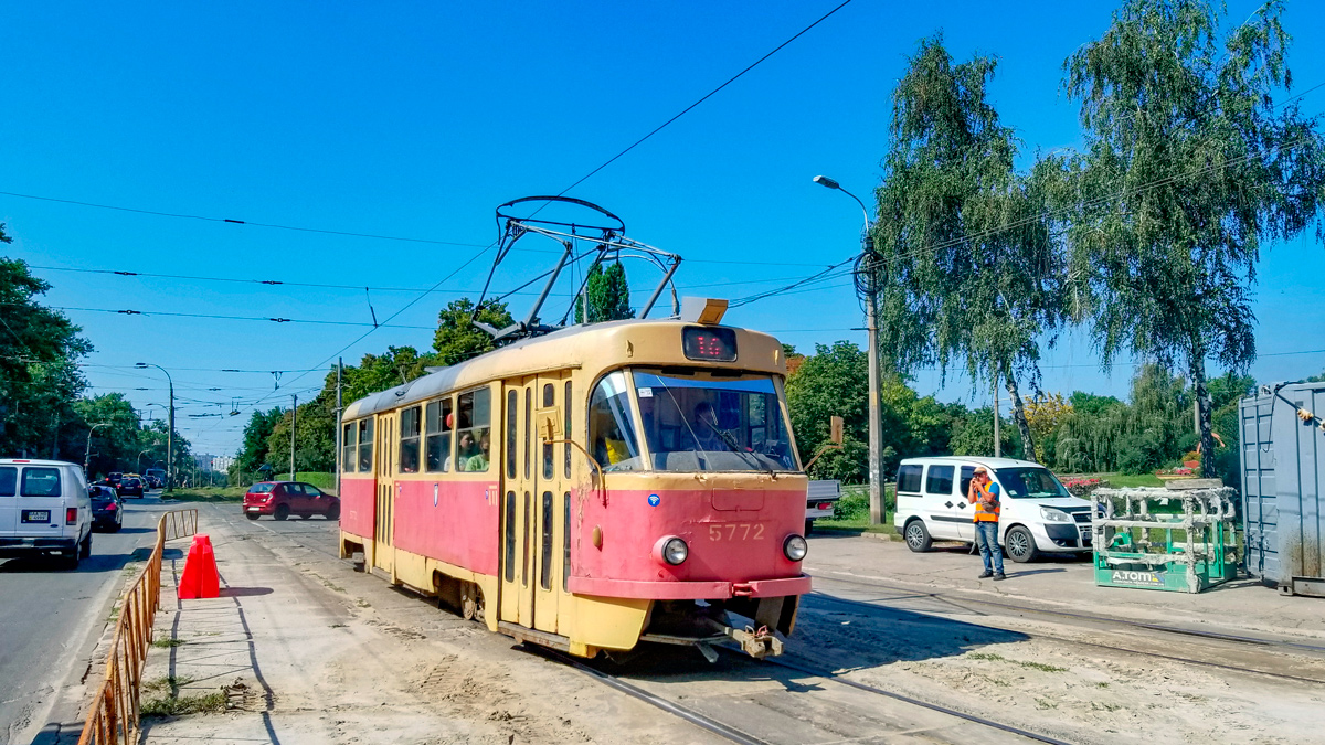 Киев, Tatra T3SU № 5772