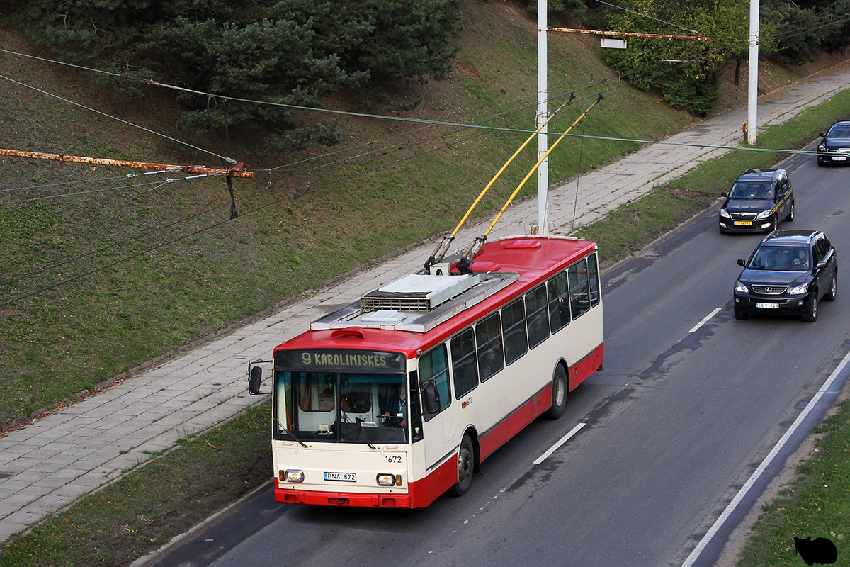 Вильнюс, Škoda 14Tr17/6M № 1672