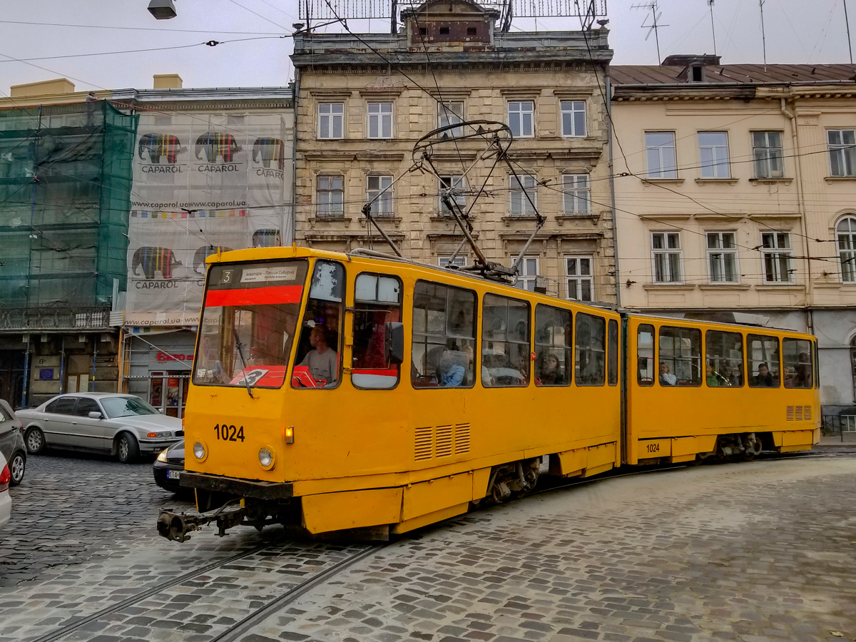 Lviv, Tatra KT4SU # 1024