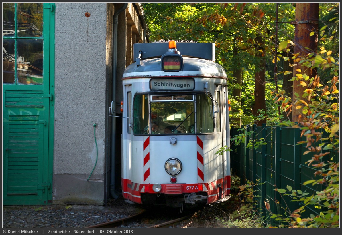 Schöneiche - Rüdersdorf, Duewag GT6ZR Nr. (677)