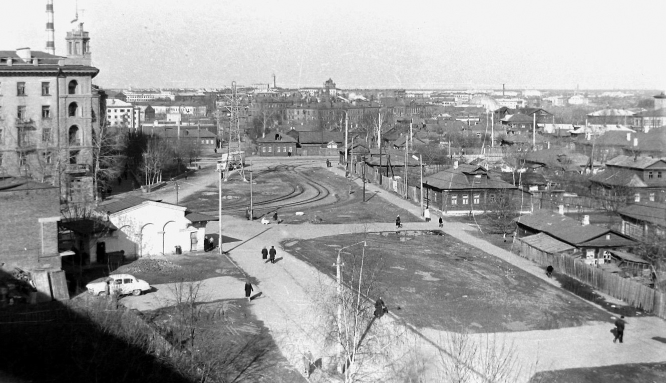 Ivanovas — Old photos; Ivanovas — Tram line to First Industrial community