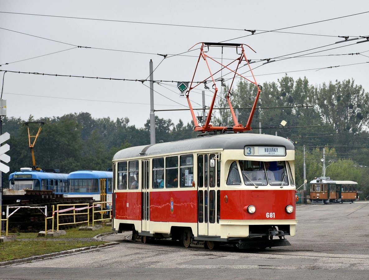 Ostrava, Tatra T2 Nr. 681; Ostrava — Ostrava public transport workers' day 2018