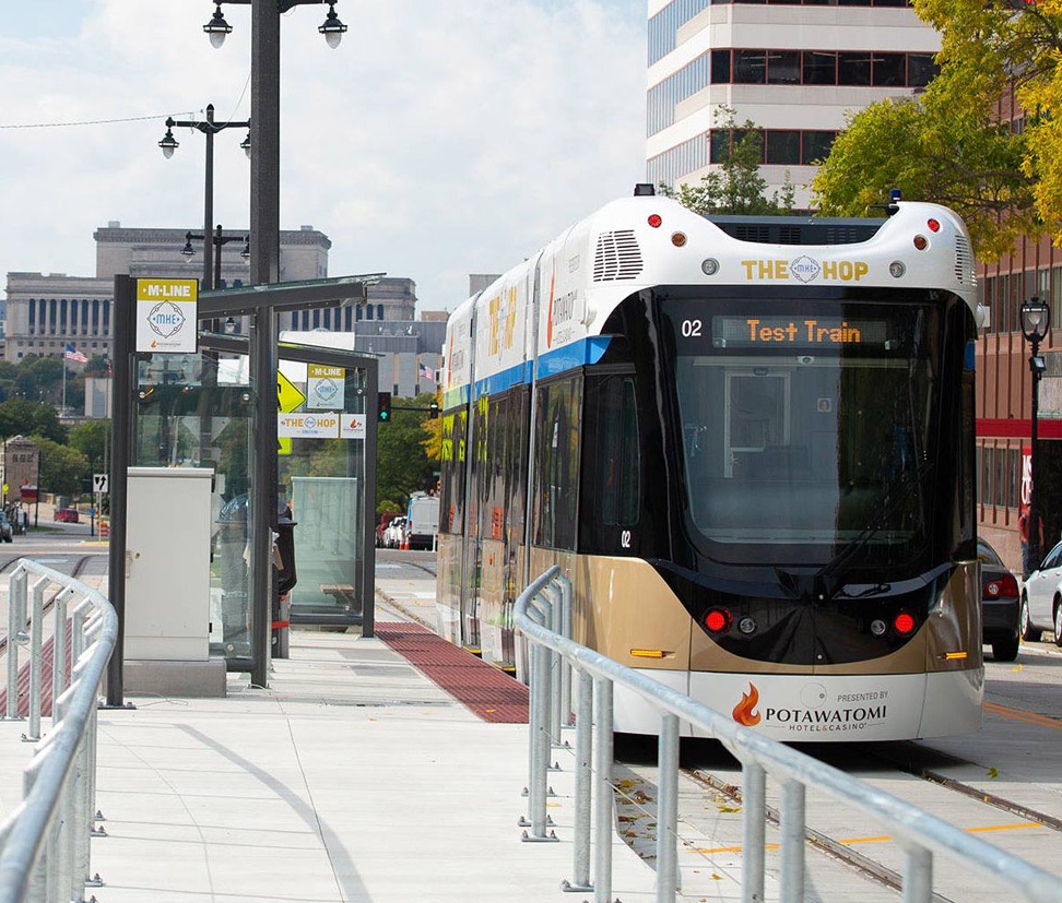 Milwaukee, Brookville Liberty № 02; Milwaukee — New Trams' Testing