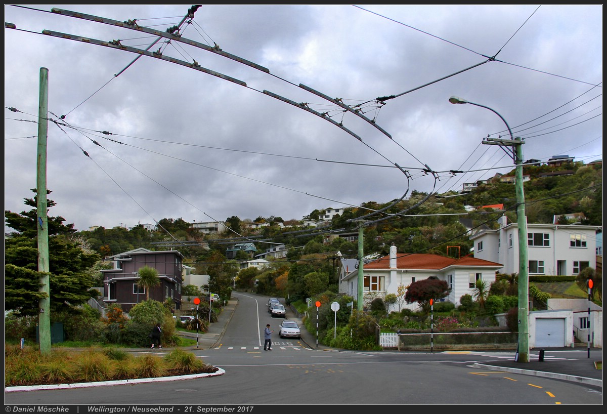 Wellington — Trolleybus Lines and Infrastructure