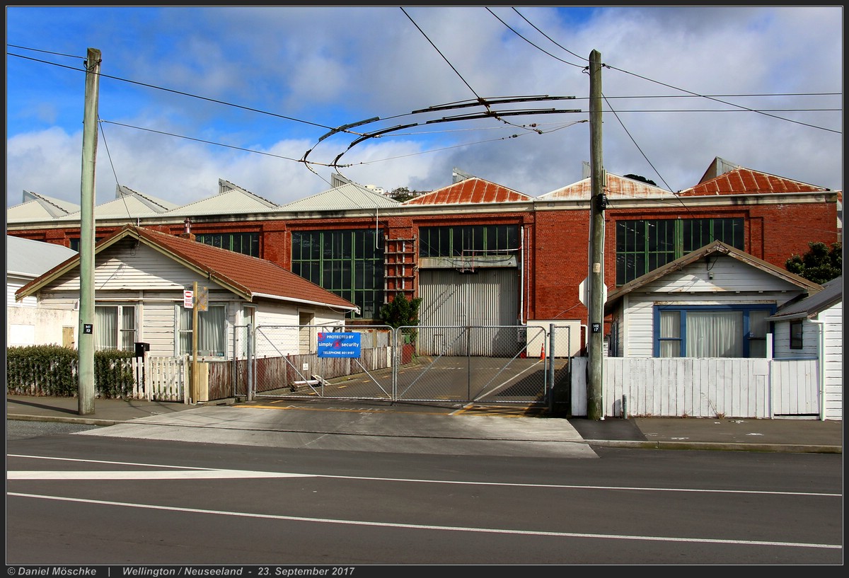 Wellington — Trolleybus Lines and Infrastructure