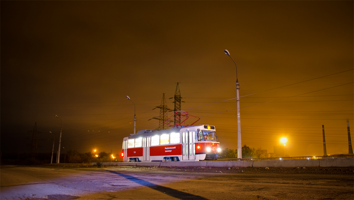 Mariupol, Tatra T3A # 724
