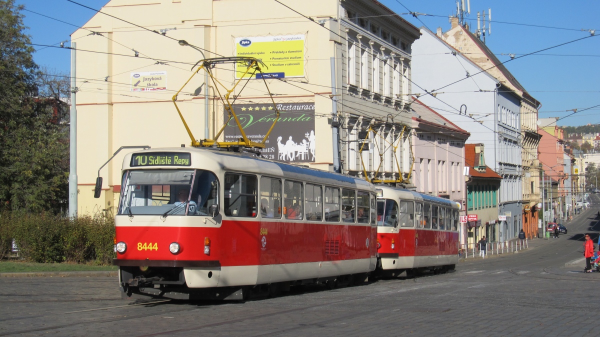 Прага, Tatra T3R.P № 8444