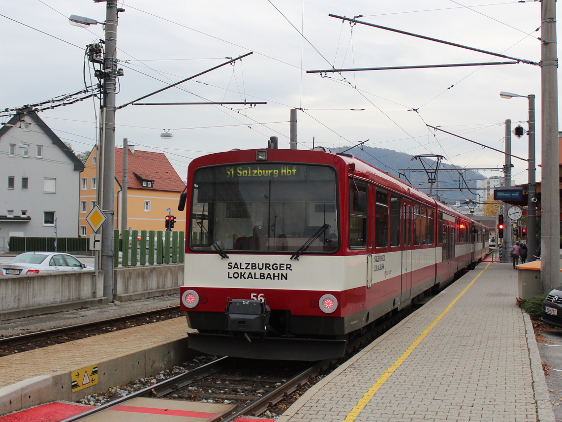 Зальцбург, SGP GT8NF № 56; Зальцбург — Salzburger Lokalbahn