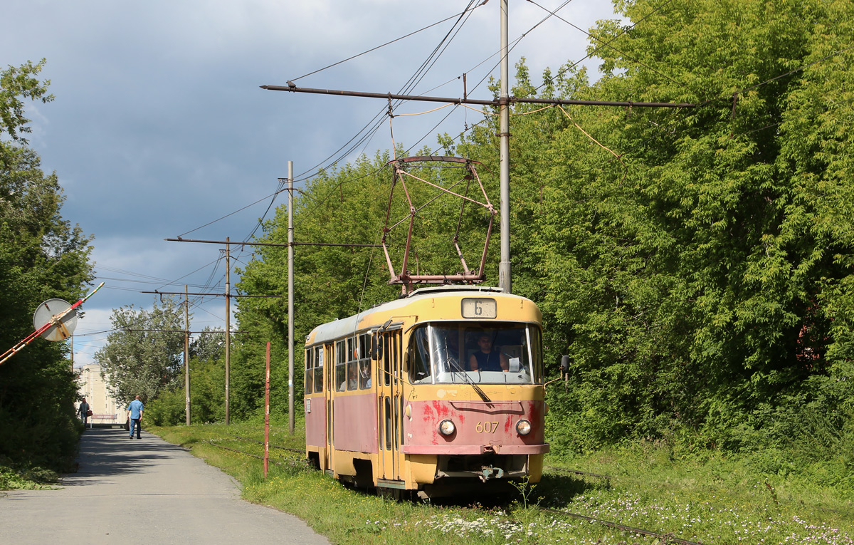 Екатеринбург, Tatra T3SU № 607