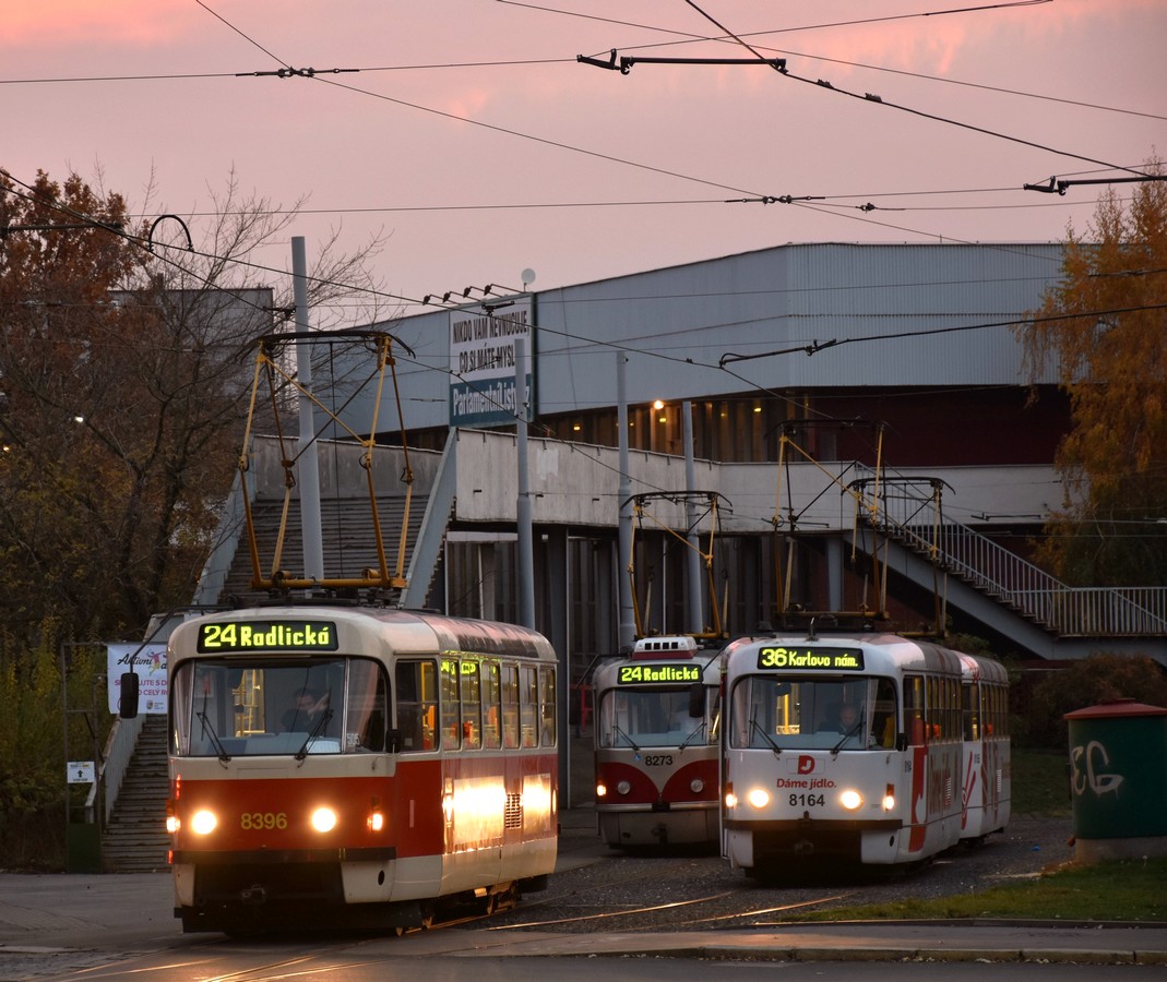 Praga, Tatra T3R.P nr. 8396; Praga, Tatra T3R.PV nr. 8164