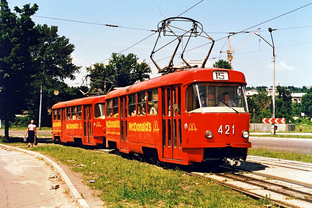 Harkiva, Tatra T3SU № 421; Harkiva, Tatra T3SU № 422