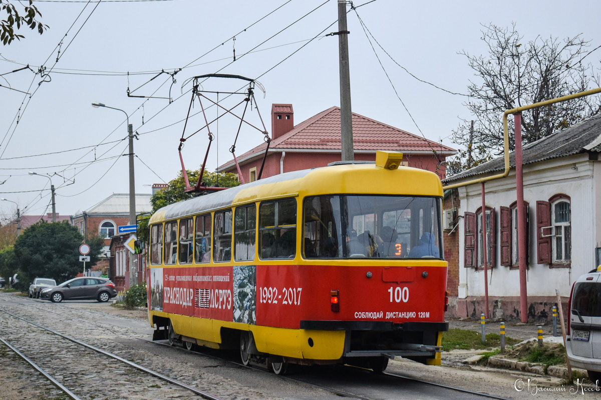 Краснодар, Tatra T3SU № 100