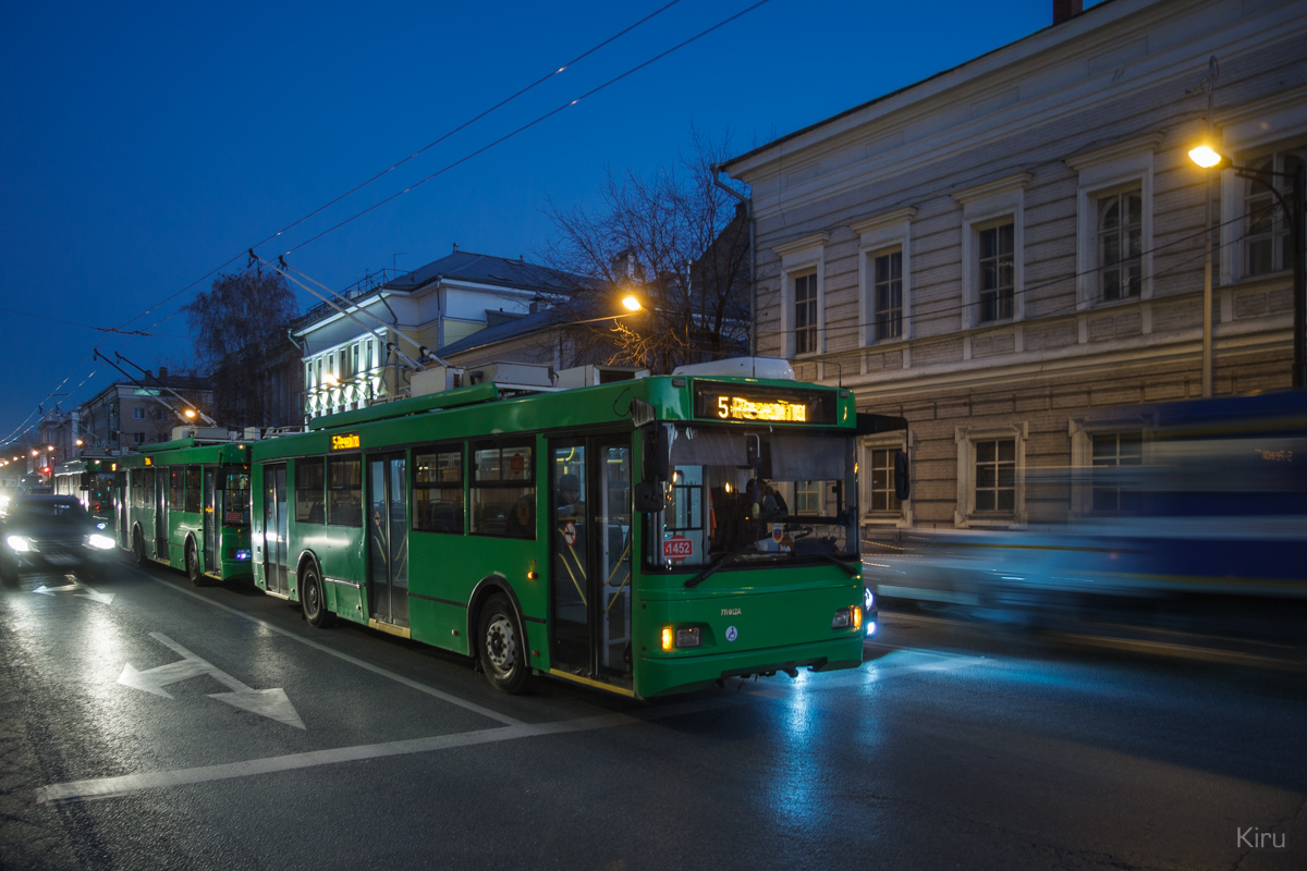 Kazaň, Trolza-5275.03 “Optima” č. 1452; Kazaň — Road Accidents