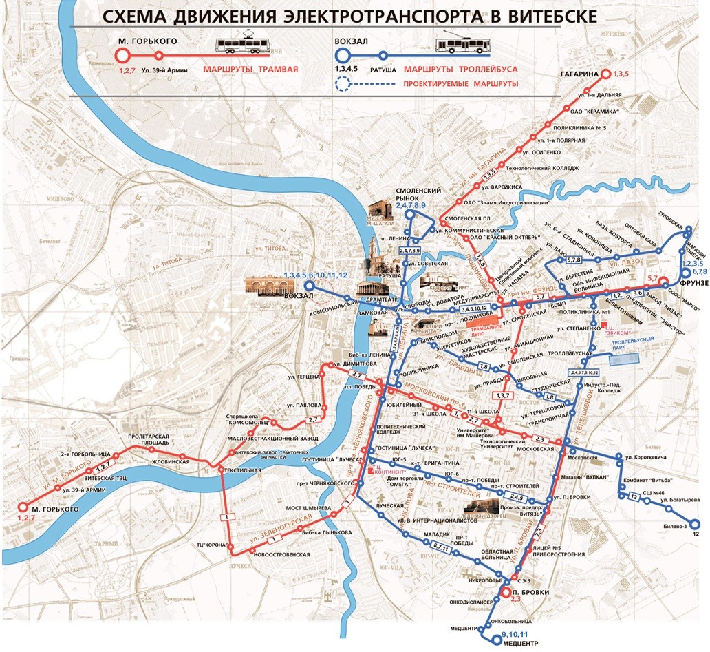 Vitebska — Maps