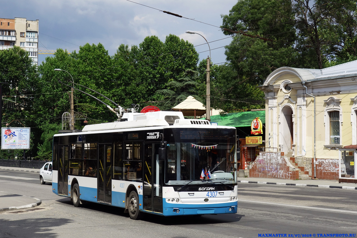 Крымский троллейбус, Богдан Т70110 № 4307