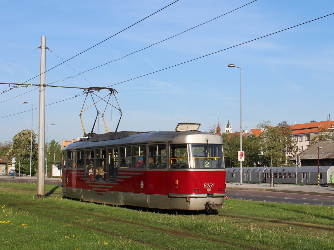 Прага, Tatra T3R.PLF № 8251