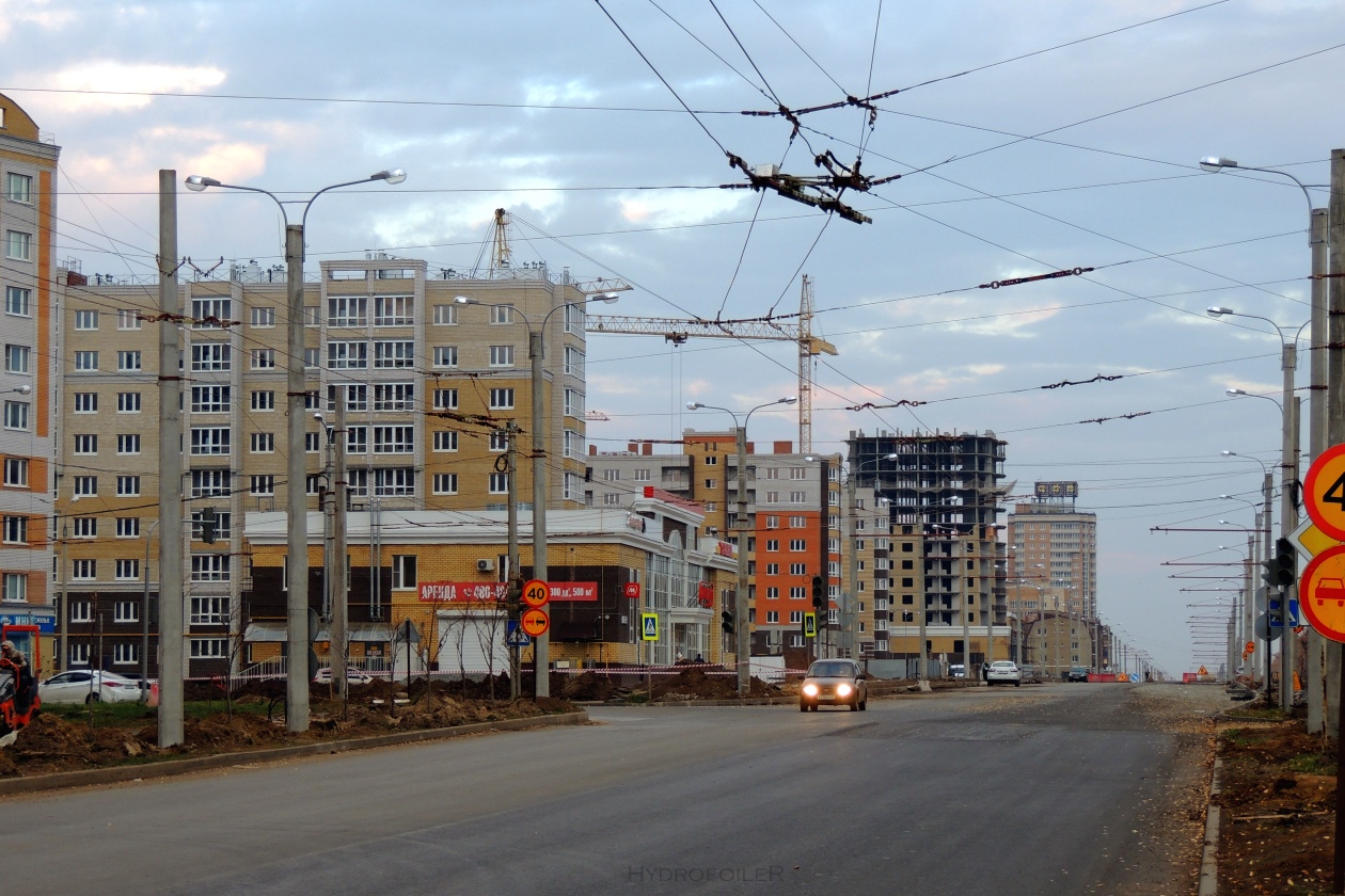 Чебоксары — Строительство троллейбусной линии в Микрорайоне "Новый город" (1 этап)