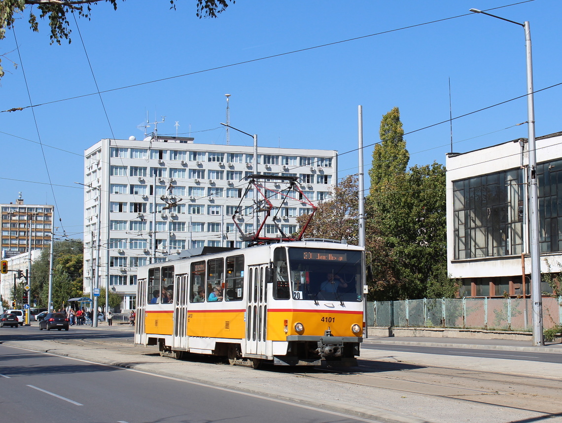 Sofia, Tatra T6B5B Nr 4101; Sofia — Renovation and setting IBIS systems in vehicles — 2017 — 2022