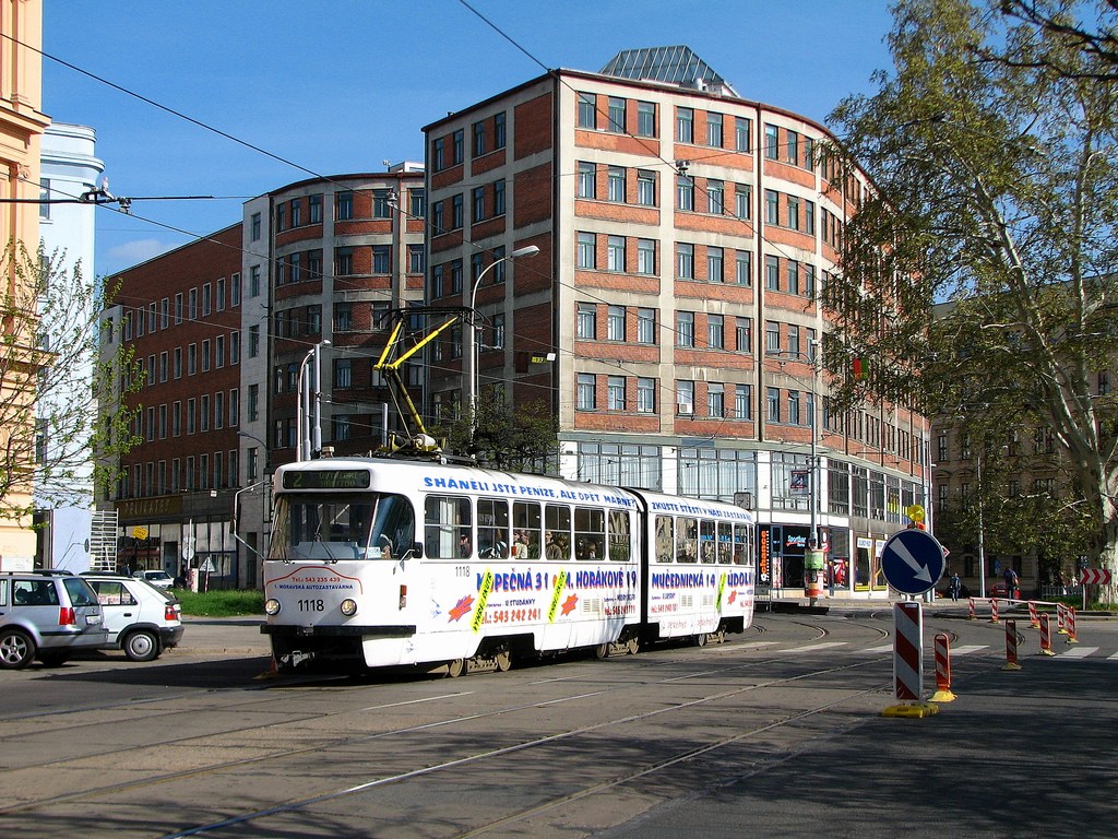 Brno, Tatra K2P č. 1118