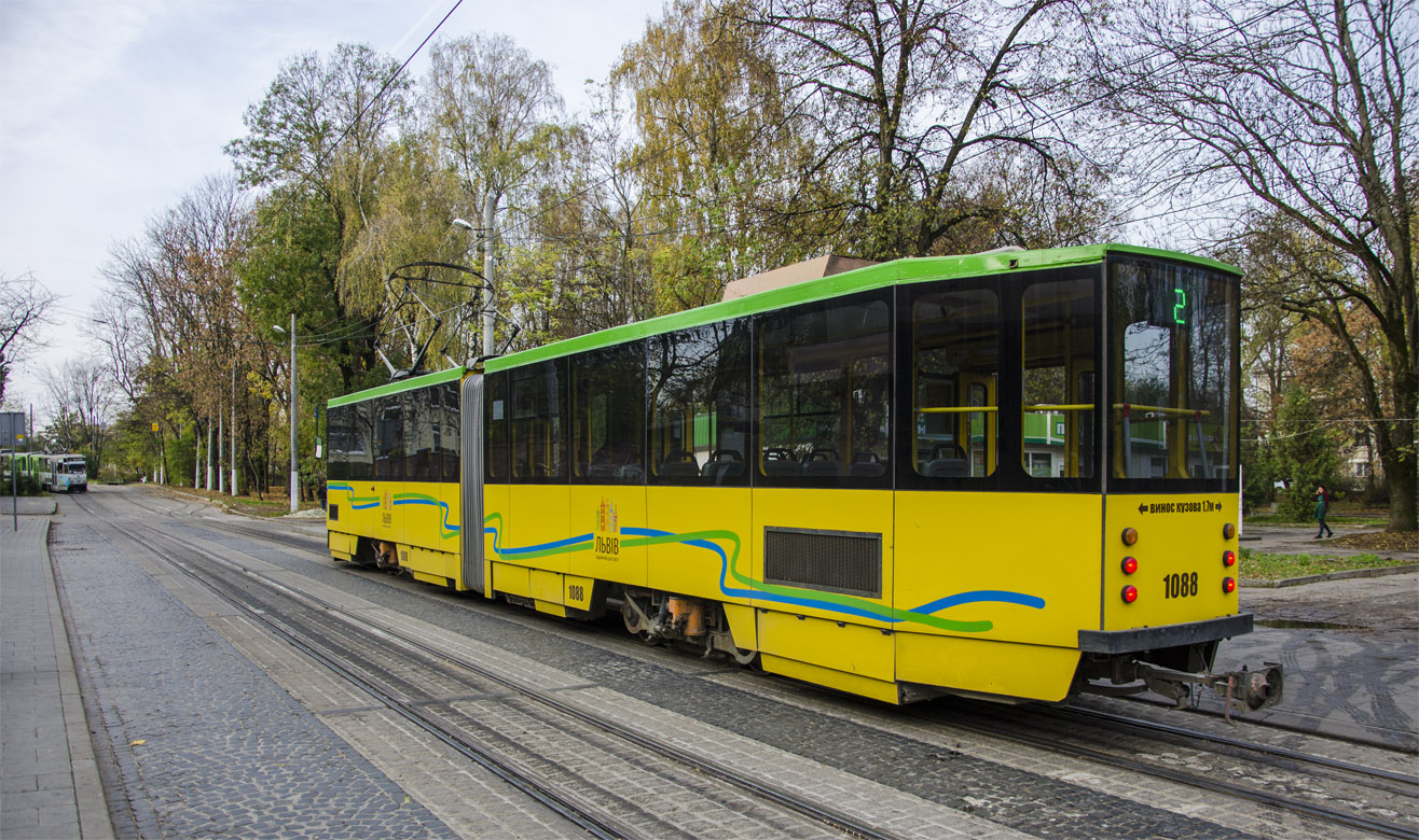 Lviv, Tatra KT4SU № 1088