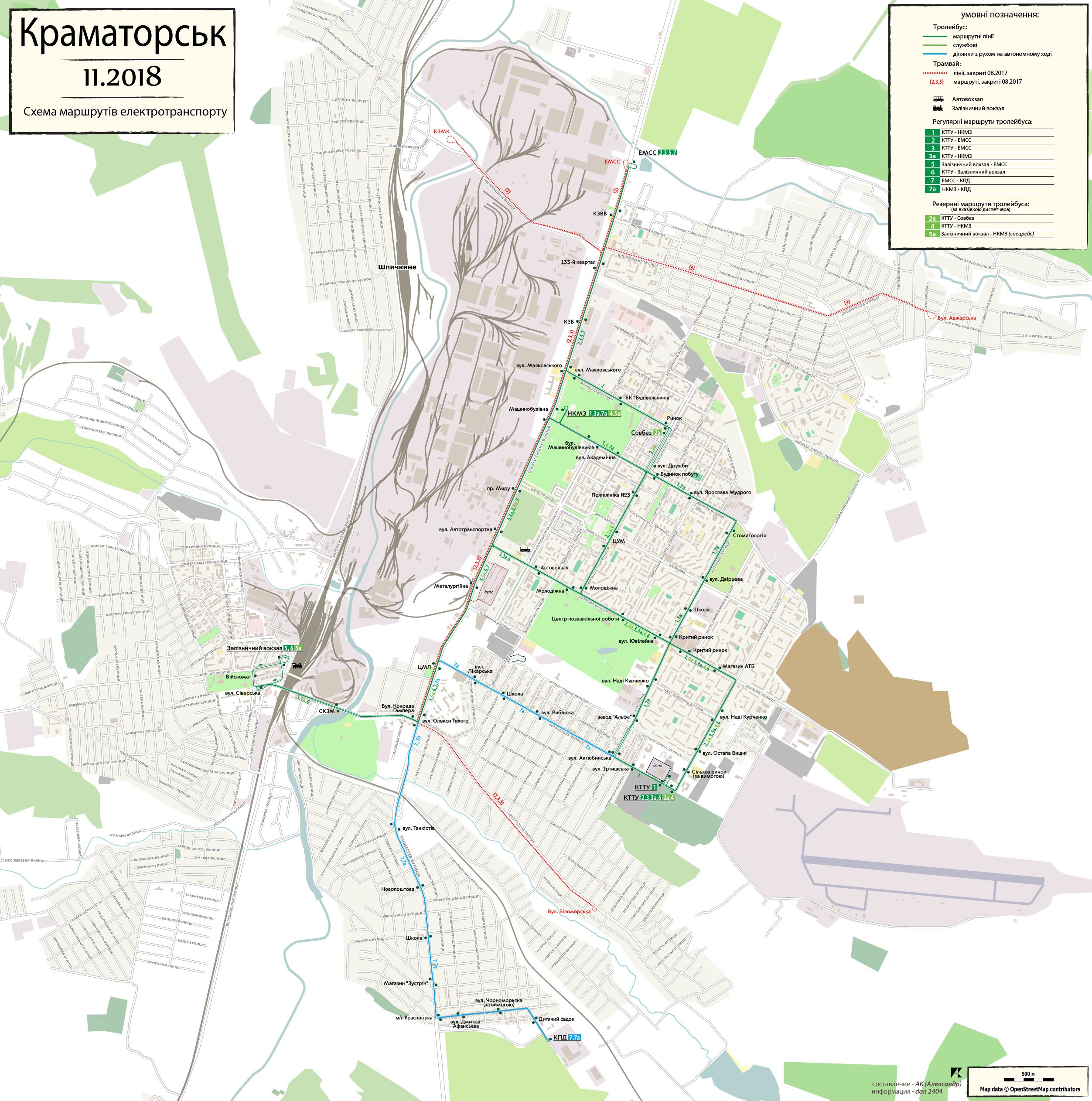 Kramatorszk — Maps