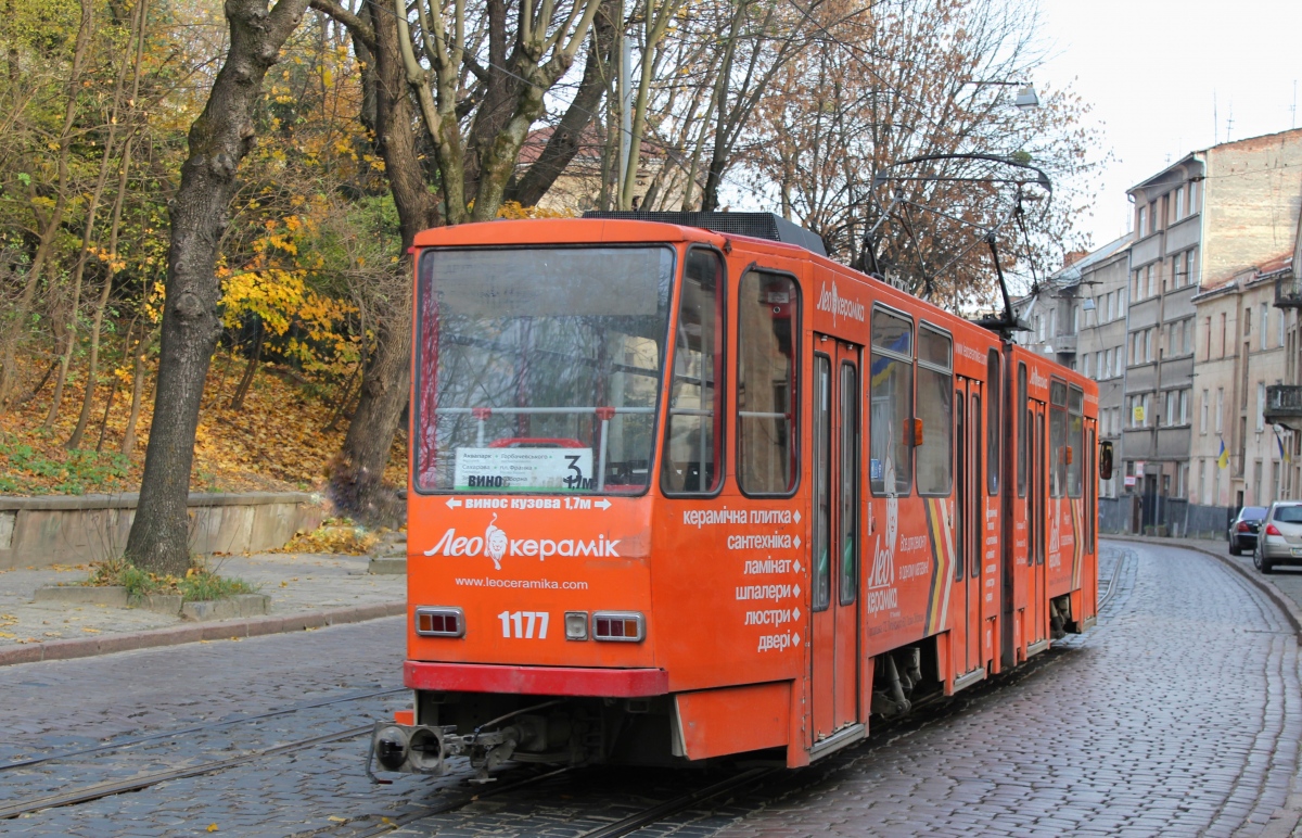 Lviv, Tatra KT4D # 1177