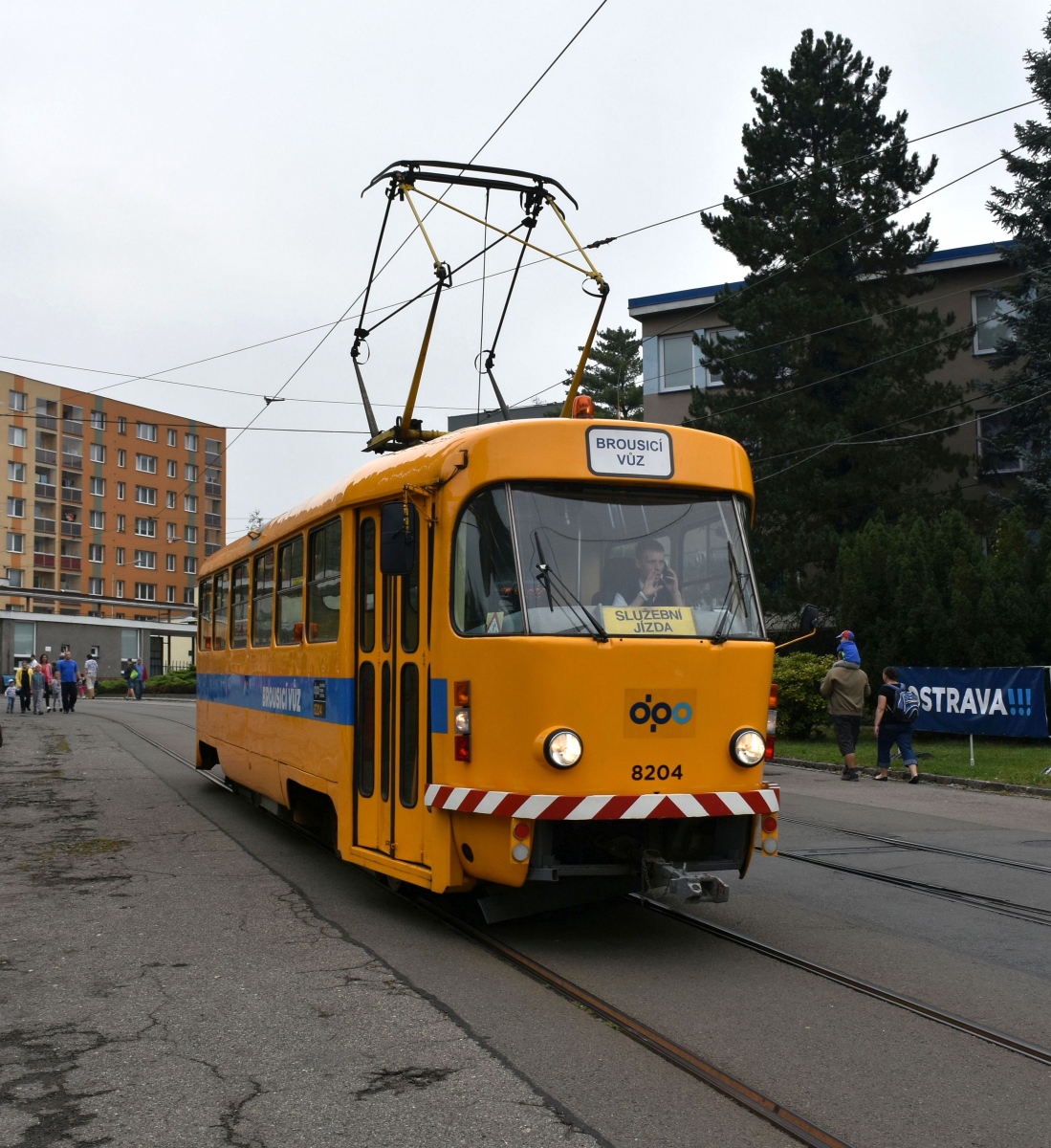 Ostrava, Tatra T3 # 8204; Ostrava — Ostrava public transport workers' day 2018