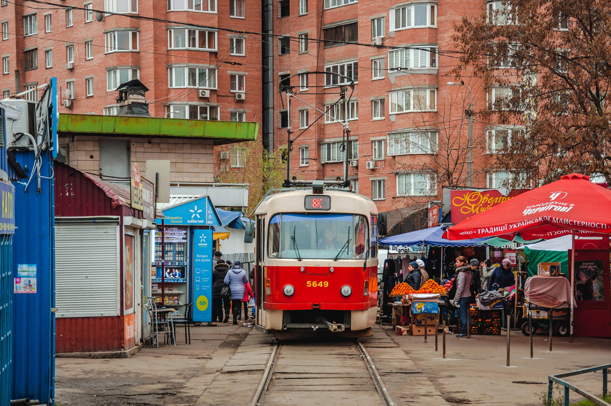 Київ, Tatra T3SU № 5649