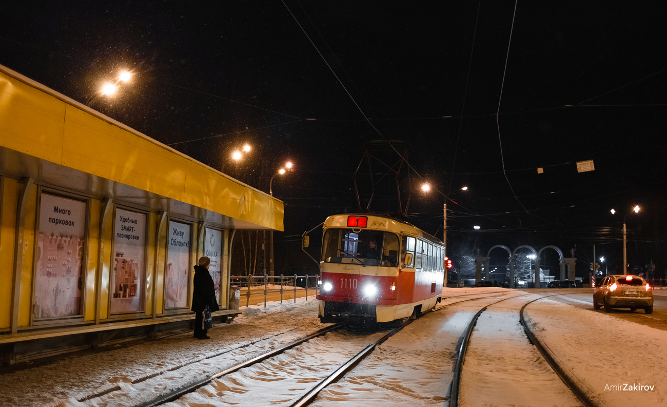 Iževsk, Tatra T3SU (2-door) č. 1110